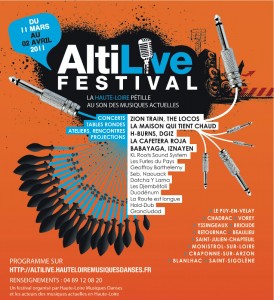 Affiche de l'Altilive Festival