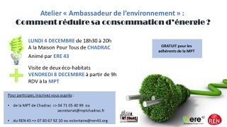 Atelier « Ambassadeur de l’environnement »